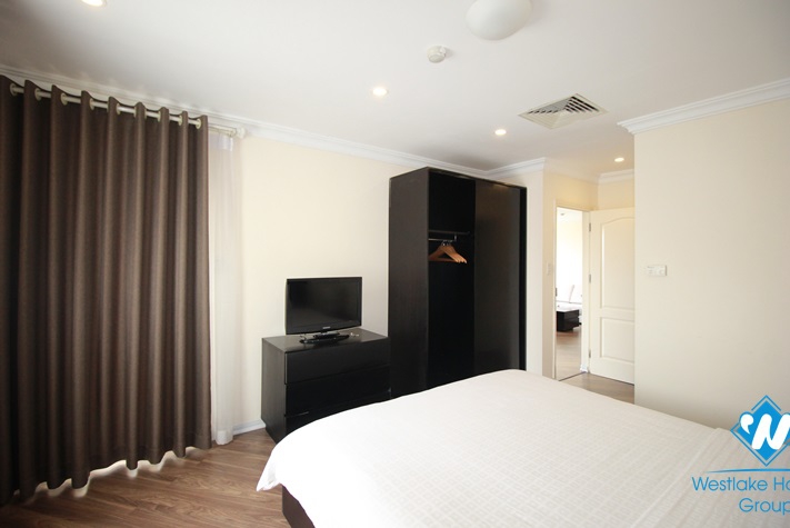 A high-end spacious two-bedroom apartment with free luxury services in Truc Bach area, Ba Dinh